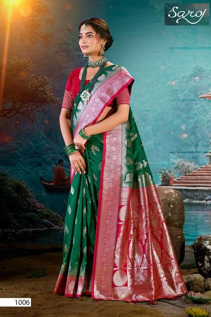 Virasat Silk Saroski Vol 5 Saroj Sarees Supplier