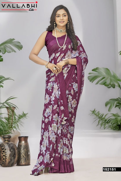 Viratika Vol 6 Vallabhi Lite Georgette Sarees Supplier