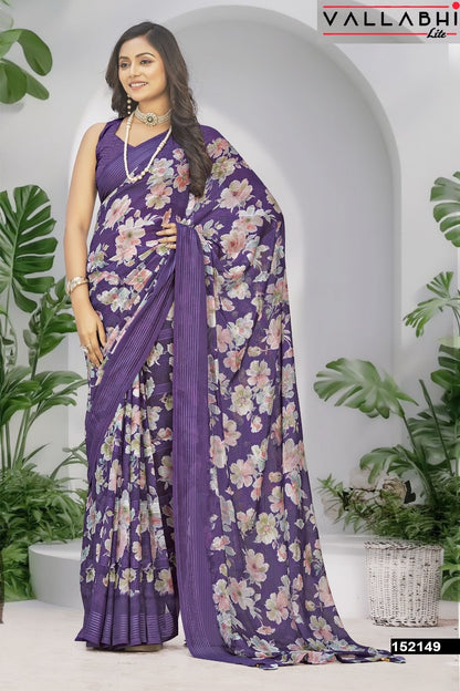 Viratika Vol 6 Vallabhi Lite Georgette Sarees Supplier