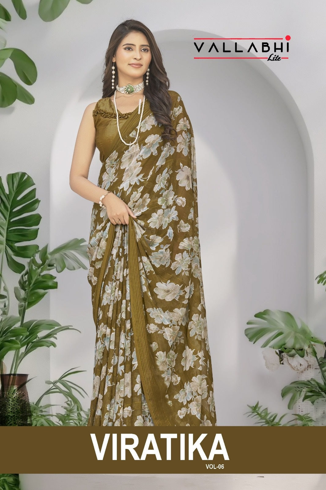 Viratika Vol 6 Vallabhi Lite Georgette Sarees Supplier