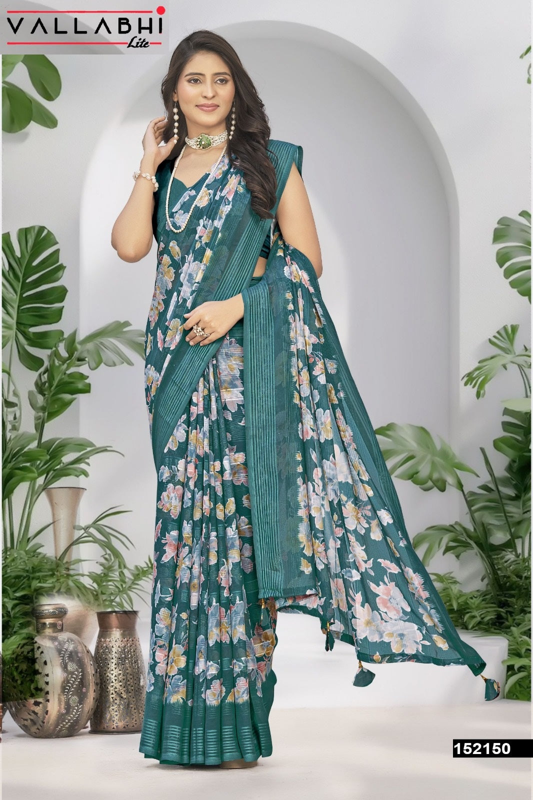 Viratika Vol 6 Vallabhi Lite Georgette Sarees Supplier