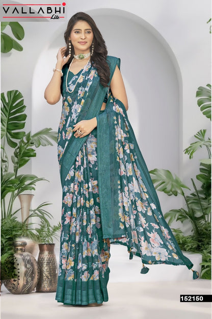 Viratika Vol 6 Vallabhi Lite Georgette Sarees Supplier