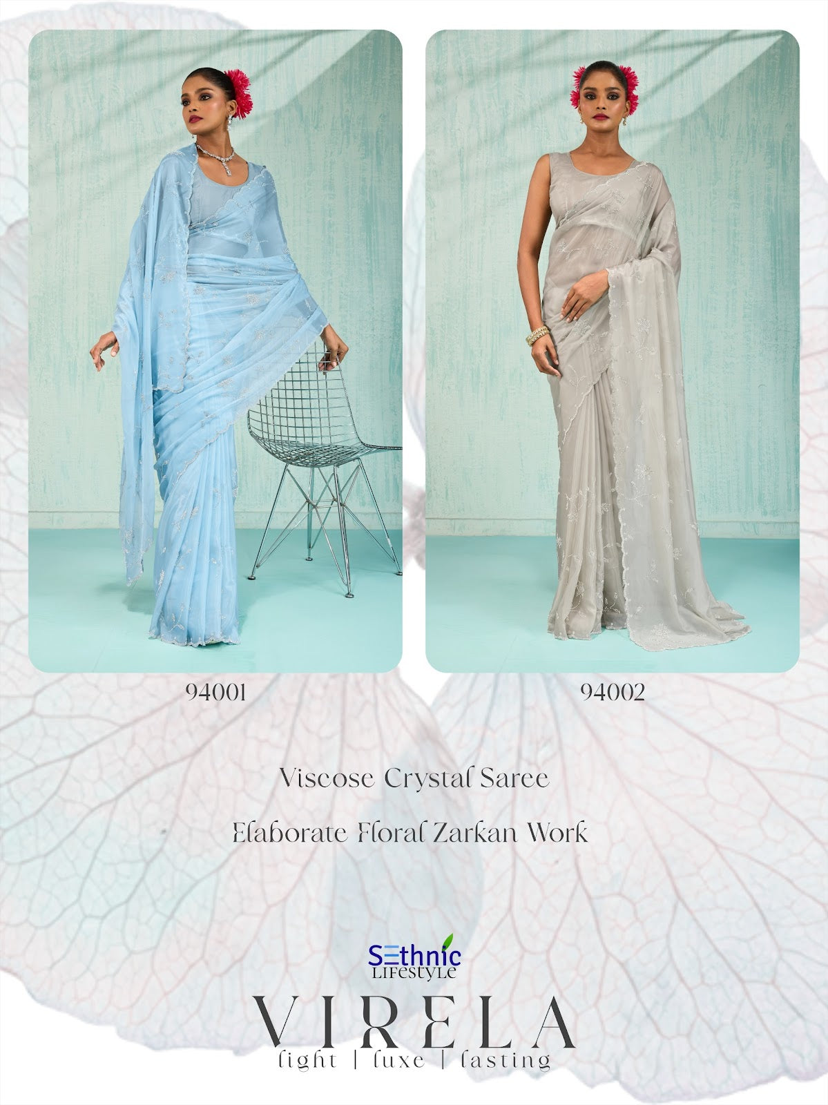 Virela Sethnic Viscose Sarees Exporter Ahmedabad