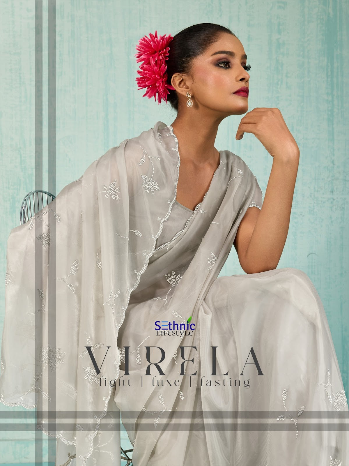 Virela Sethnic Viscose Sarees Exporter Ahmedabad