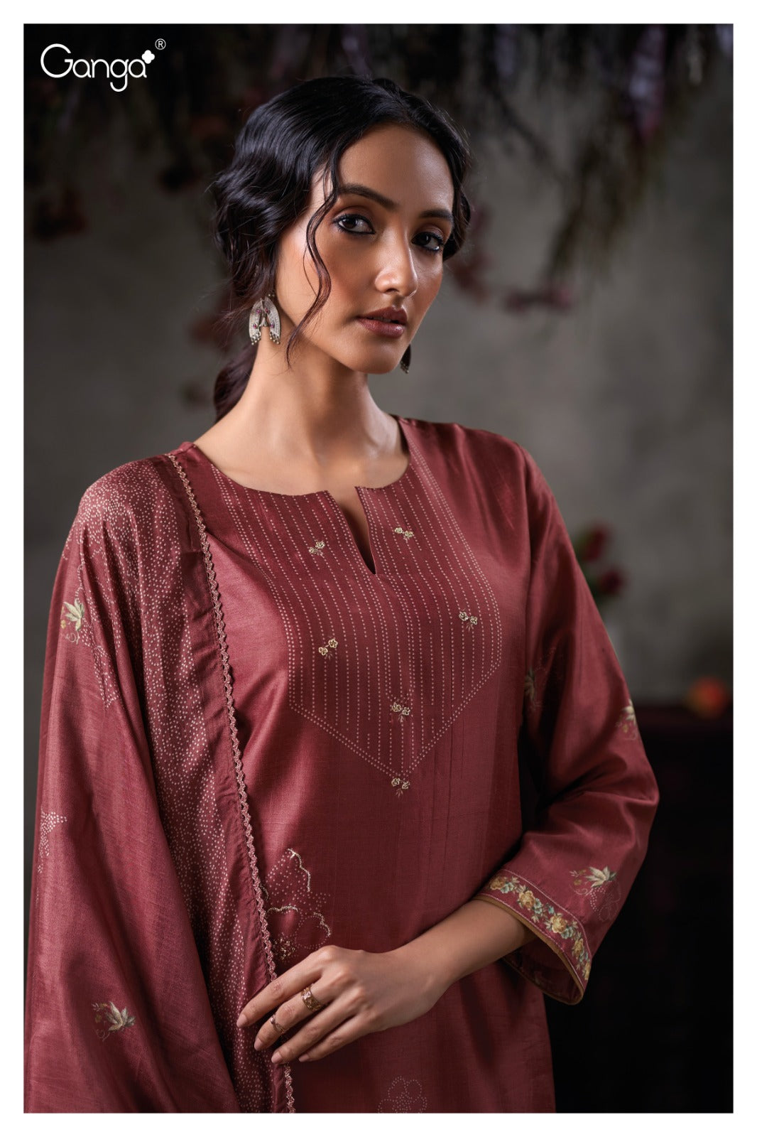Virelza 3864 Ganga Premium Bemberg Plazzo Style Suits Exporter Gujarat