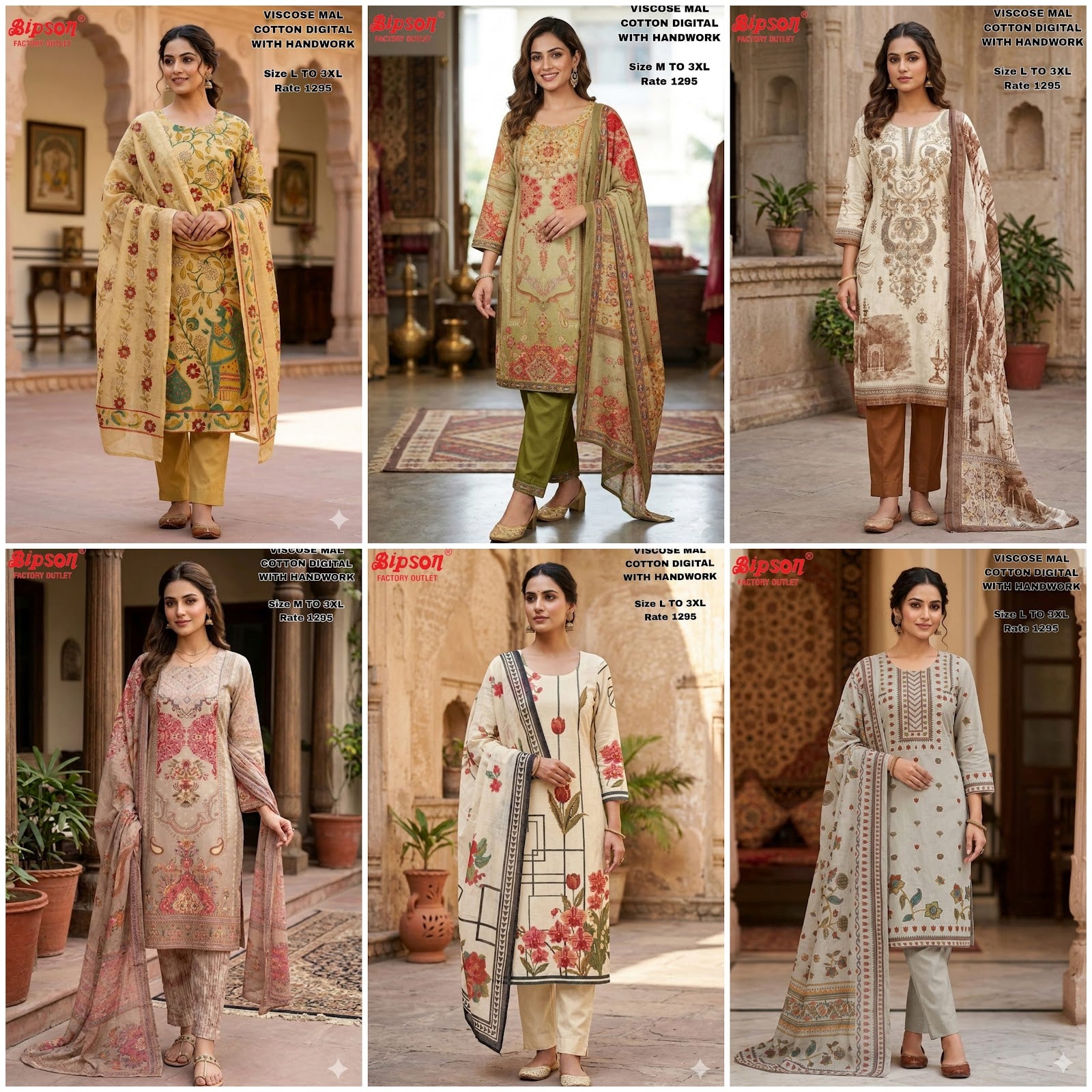 Viscose 0306 Bipson Prints Readymade Pant Style Suits Wholesaler Gujarat