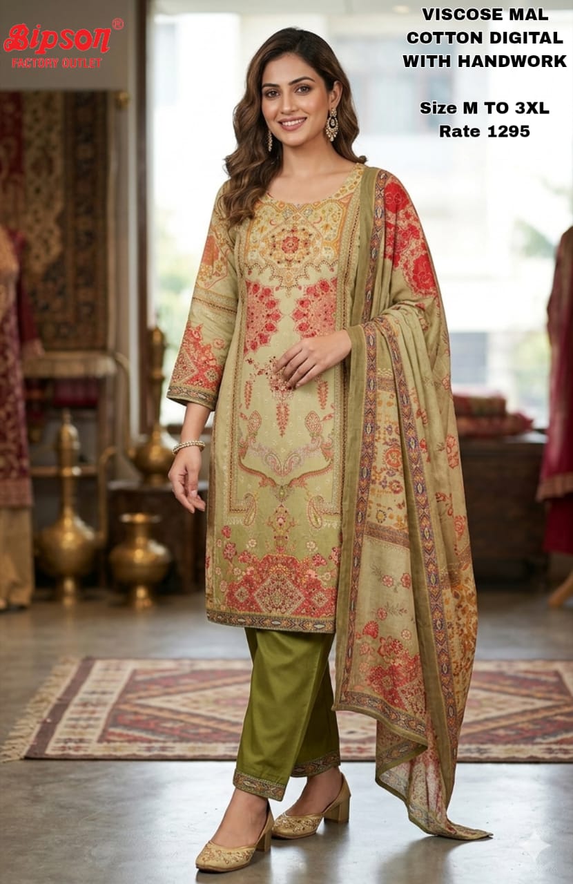 Viscose 0306 Bipson Prints Readymade Pant Style Suits Wholesaler Gujarat