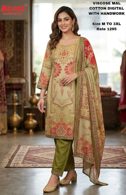 Viscose 0306 Bipson Prints Readymade Pant Style Suits Wholesaler Gujarat