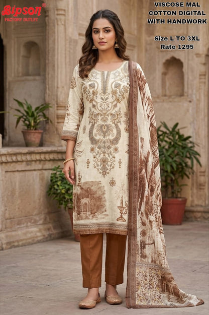 Viscose 0306 Bipson Prints Readymade Pant Style Suits Wholesaler Gujarat