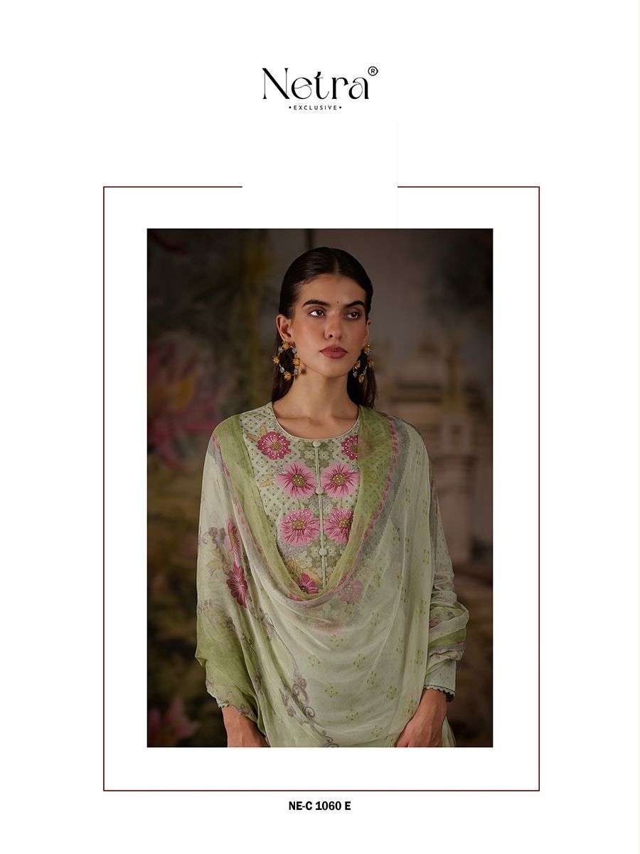 Vishakha Netra Premium Cotton Pant Style Suits Exporter