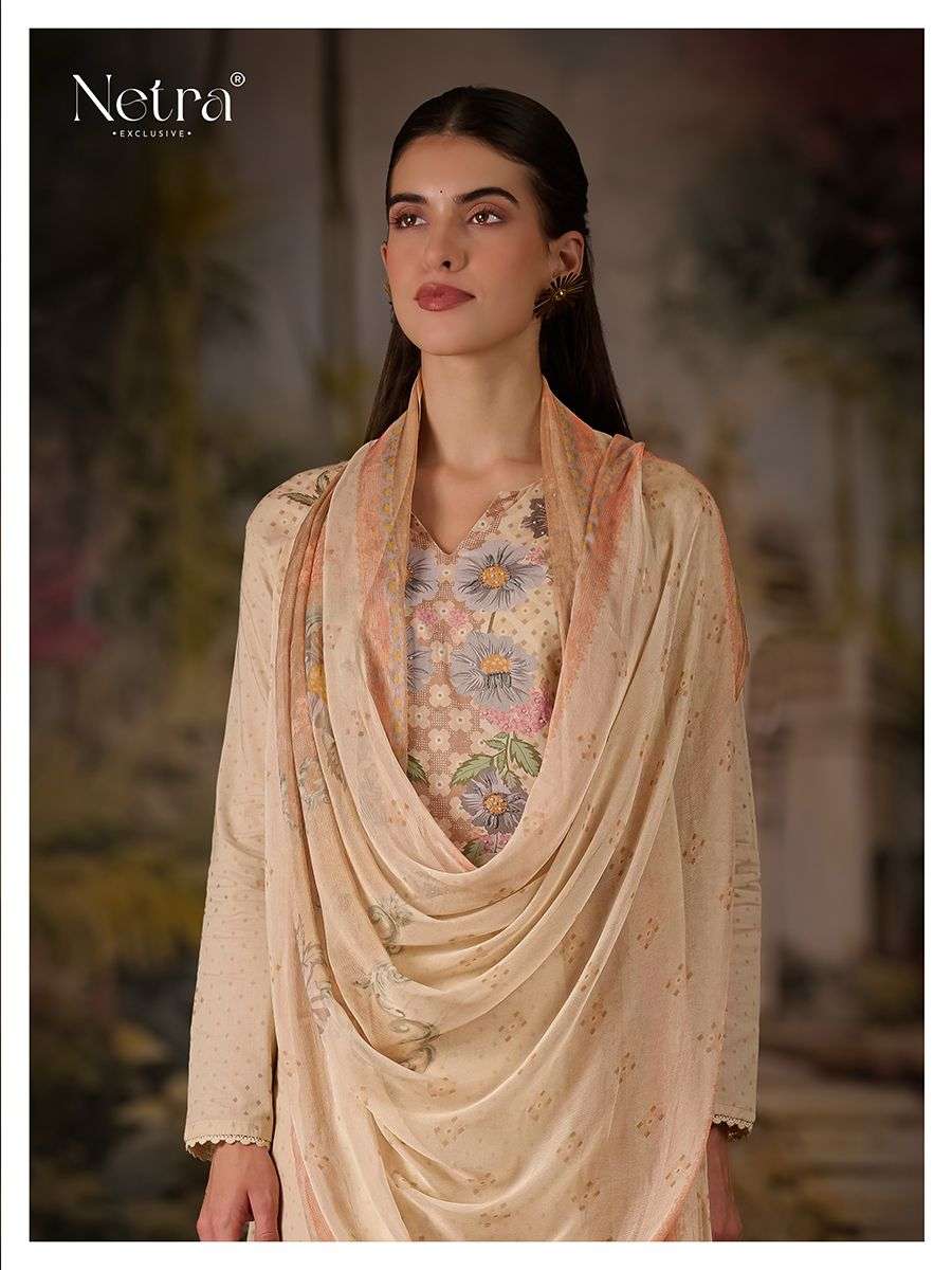 Vishakha Netra Premium Cotton Pant Style Suits Exporter