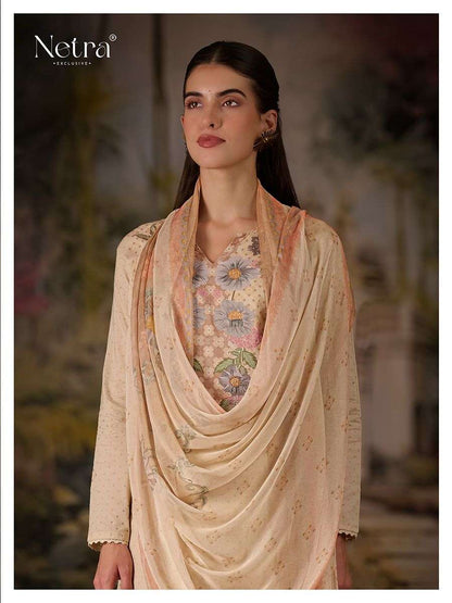 Vishakha Netra Premium Cotton Pant Style Suits Exporter