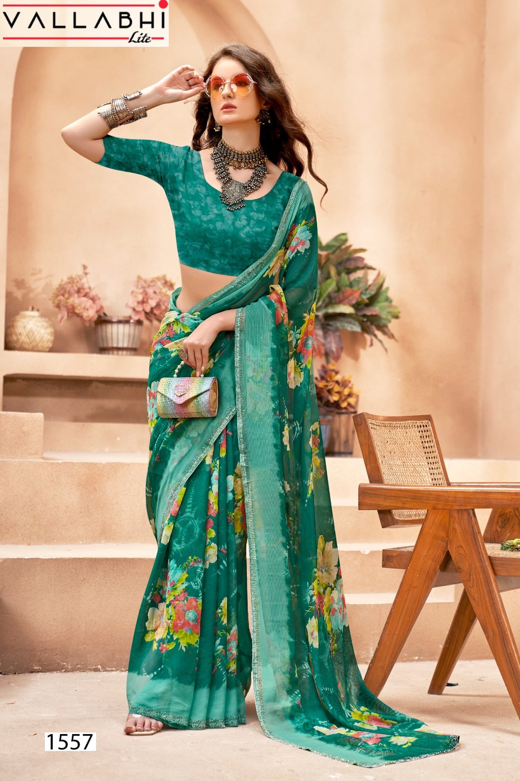 Vishali Vallabhi Lite Georgette Sarees Manufacturer