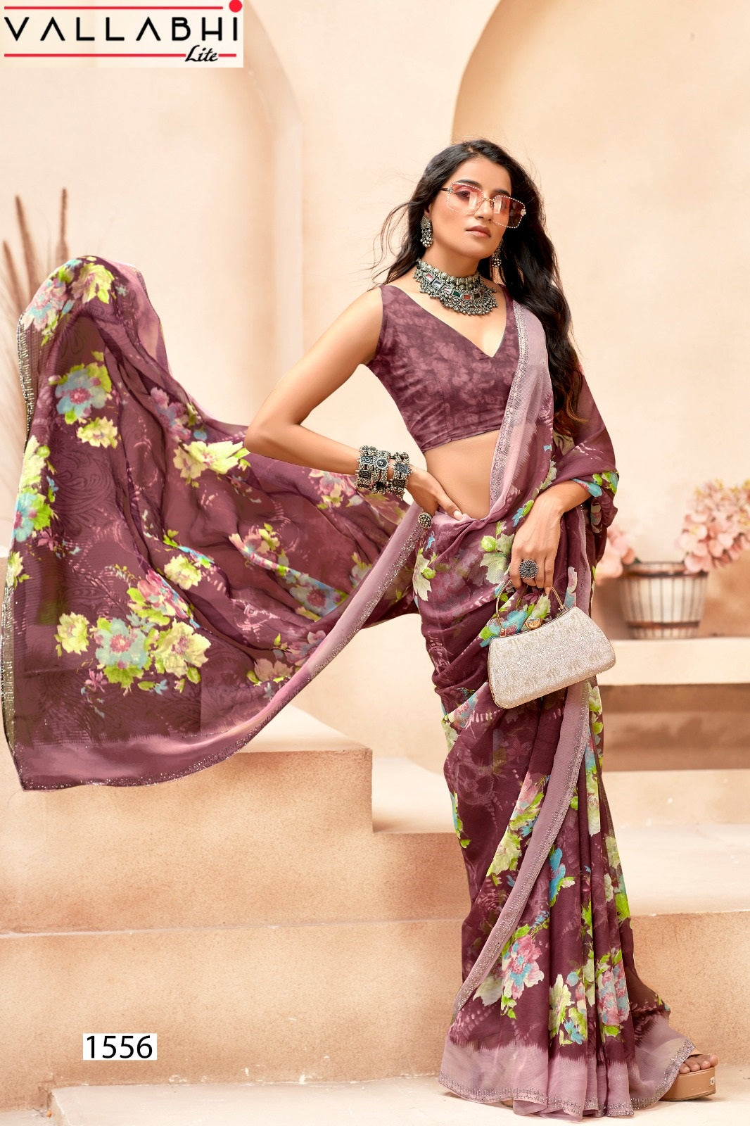 Vishali Vallabhi Lite Georgette Sarees Manufacturer