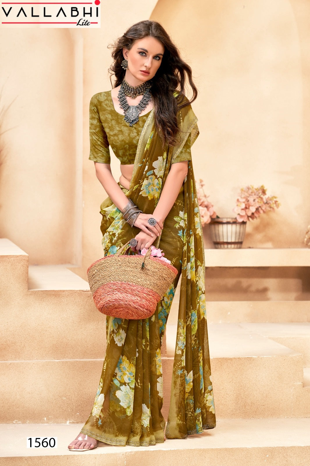 Vishali Vallabhi Lite Georgette Sarees Manufacturer