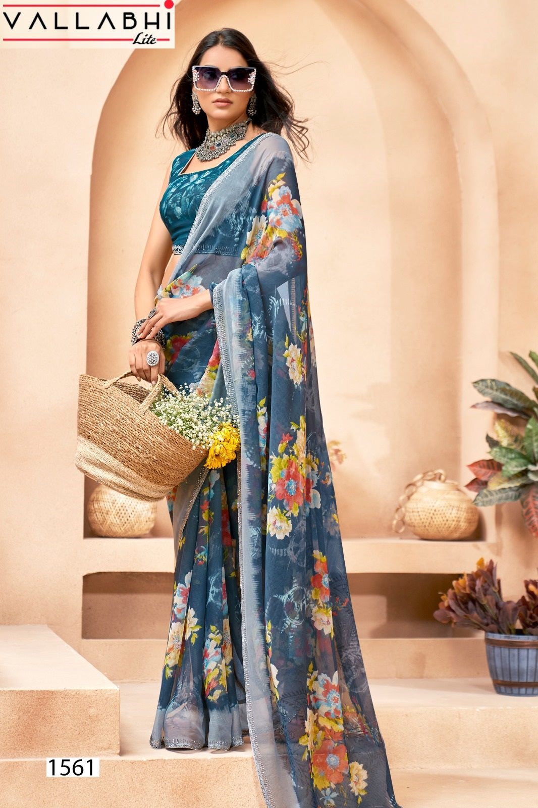 Vishali Vallabhi Lite Georgette Sarees Manufacturer
