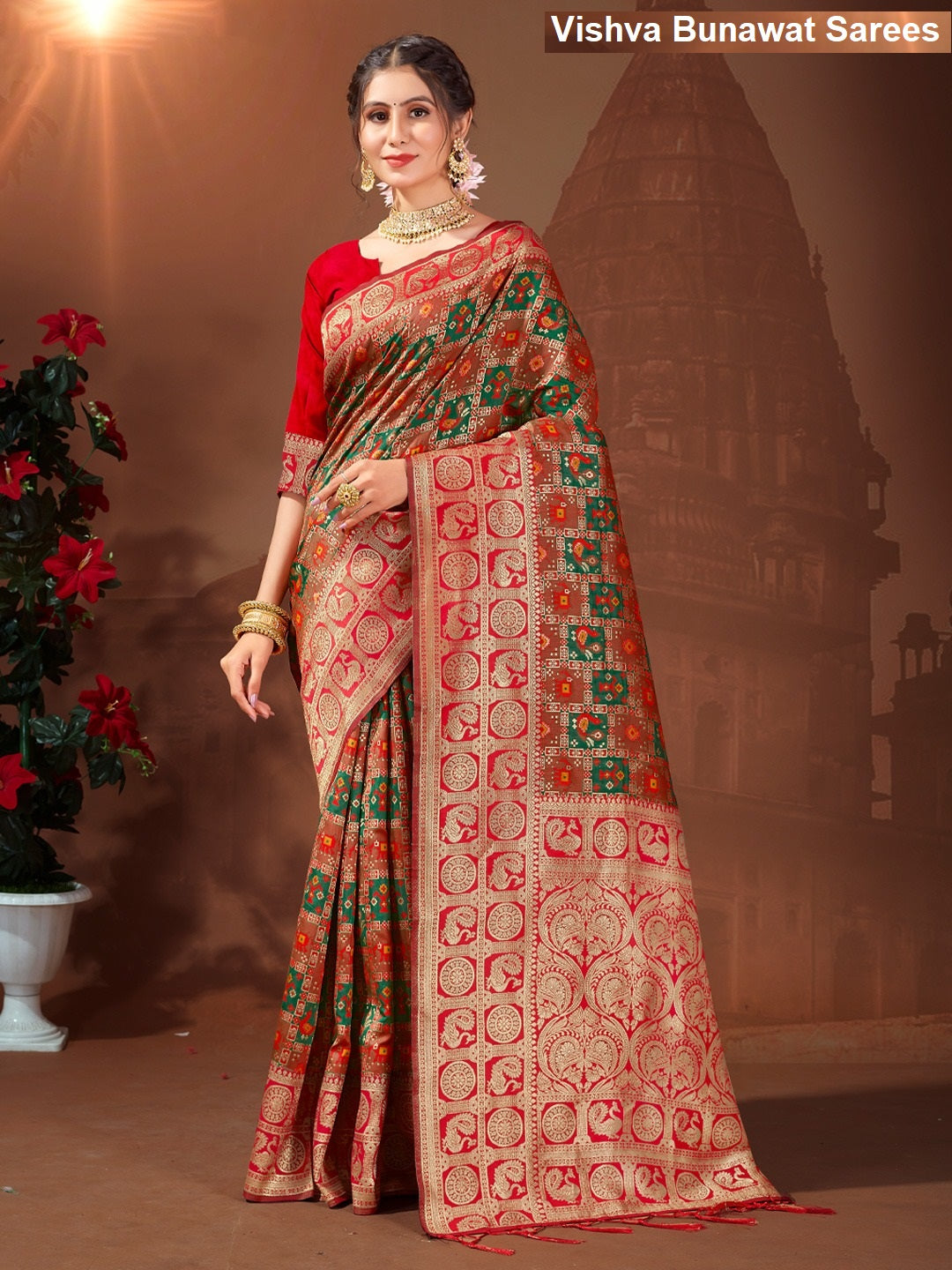 Vishva Bunawat Patola Silk Sarees Wholesaler