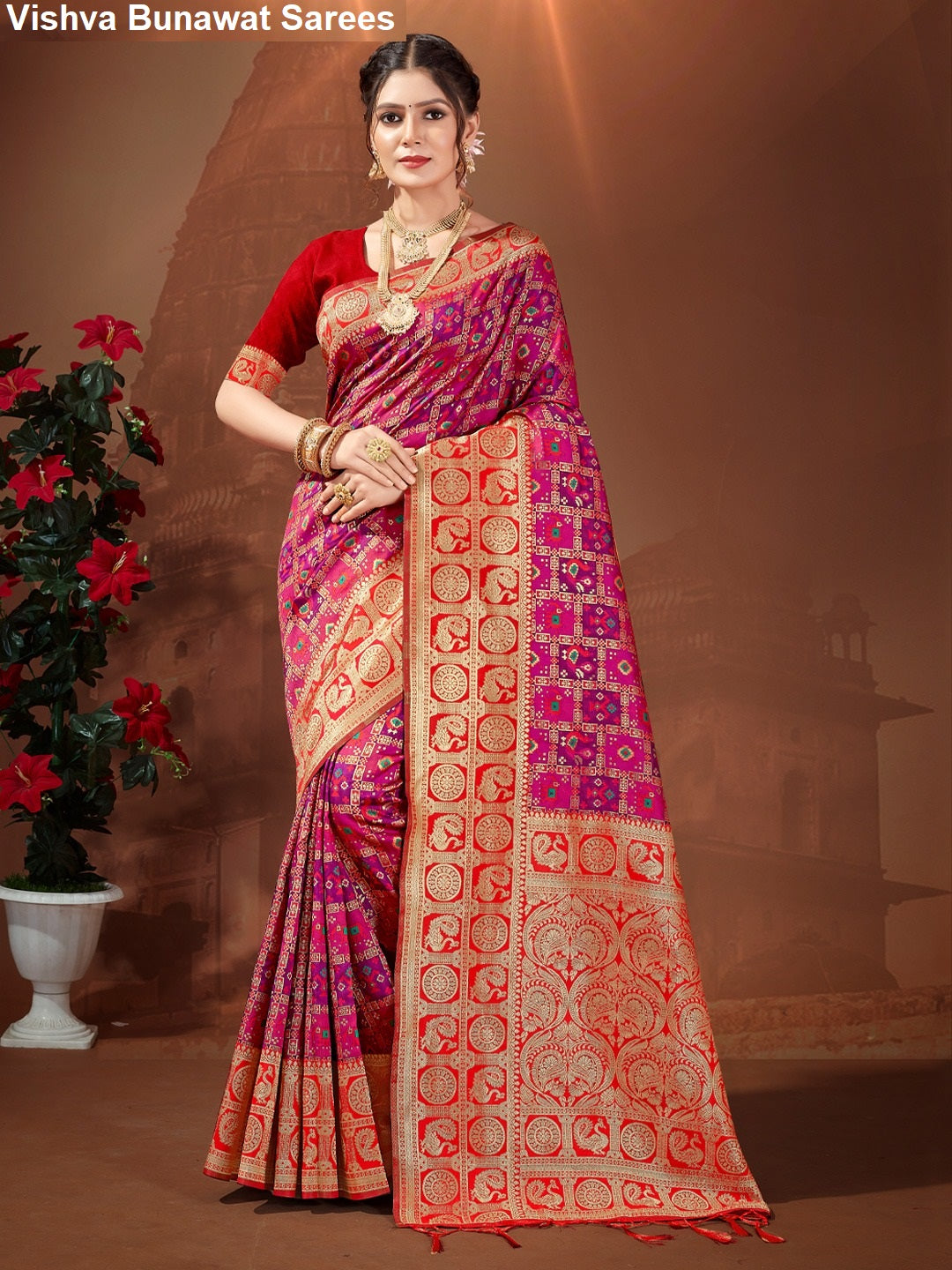Vishva Bunawat Patola Silk Sarees Wholesaler