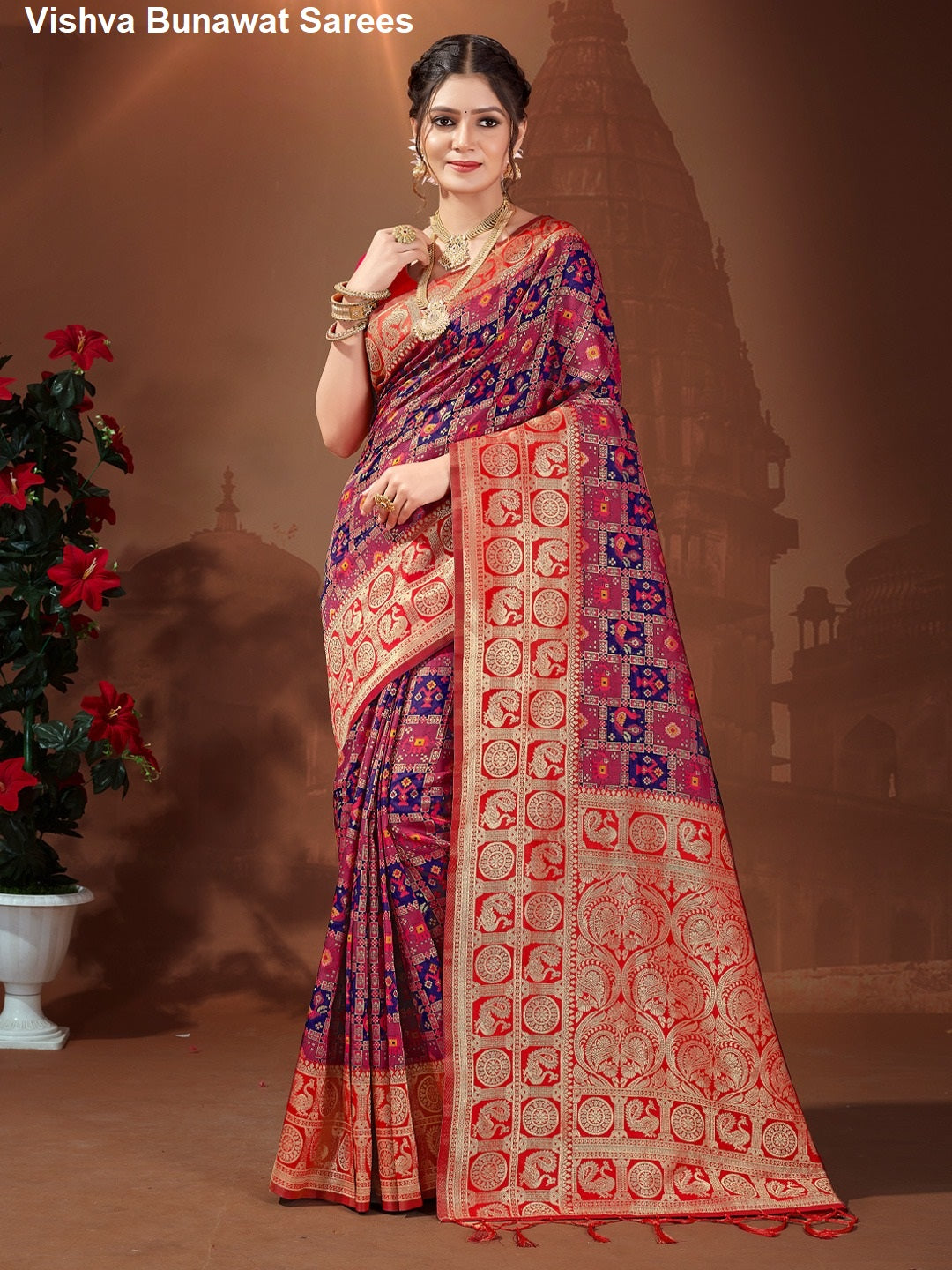 Vishva Bunawat Patola Silk Sarees Wholesaler