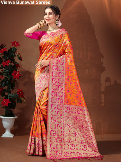 Vishva Bunawat Patola Silk Sarees Wholesaler
