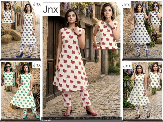 Vishva Jnx Vertican Kurti Pant Set Manufacturer
