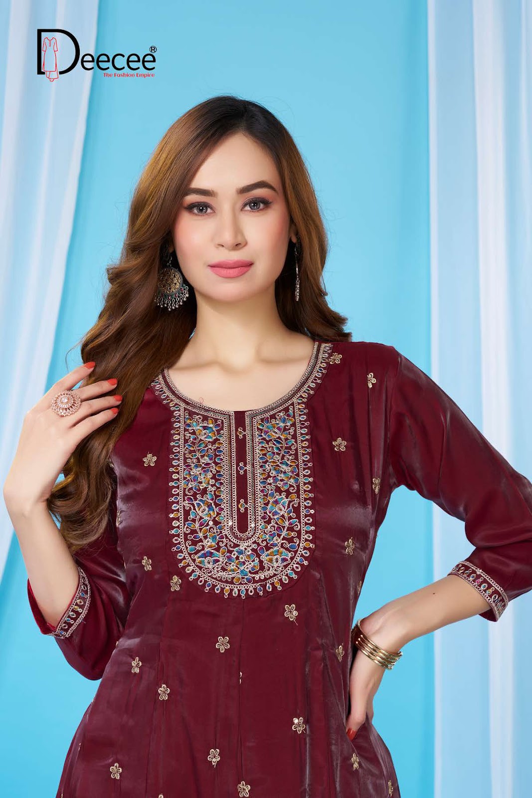 Vitara Deecee Roman Anarkali Kurtis Wholesale Price