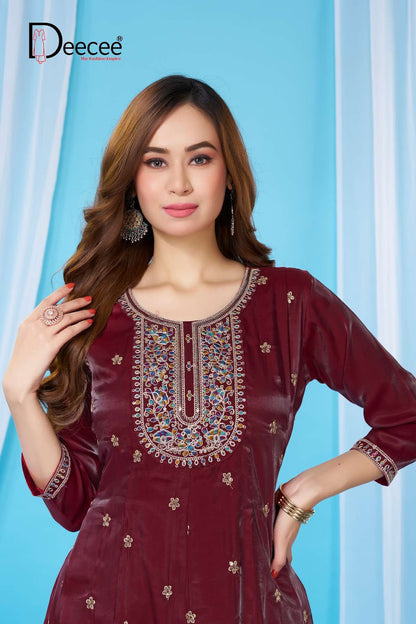 Vitara Deecee Roman Anarkali Kurtis Wholesale Price