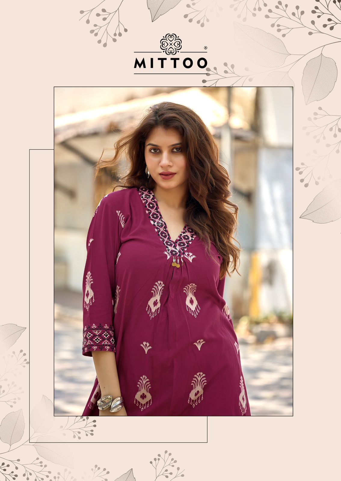Vitara Vol 2 Mittoo Rayon Kurti Plazzo Set Wholesale