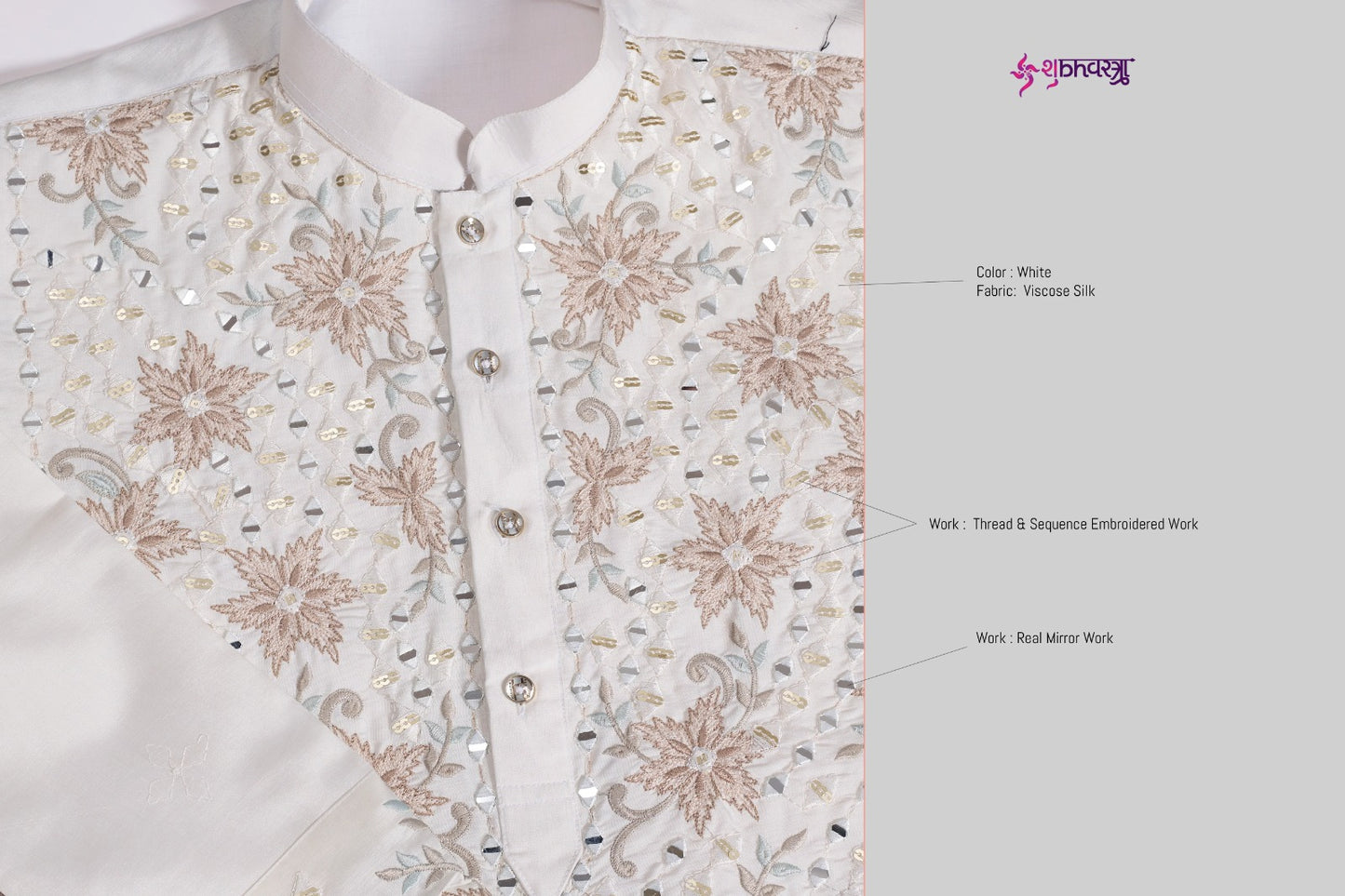 Vivaah Viraasat 2 Shubhvastra Viscose Silk Mens Kurta Wholesale Price