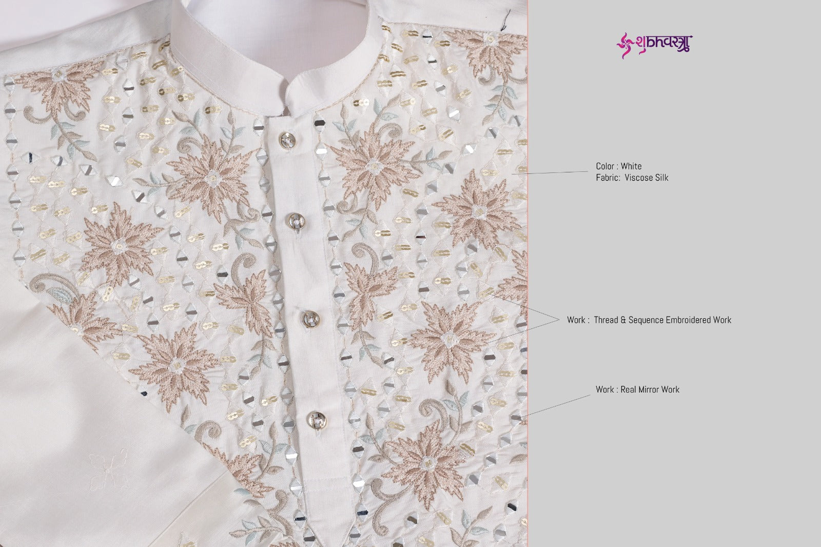 Vivaah Viraasat 2 Shubhvastra Viscose Silk Mens Kurta Wholesale Price