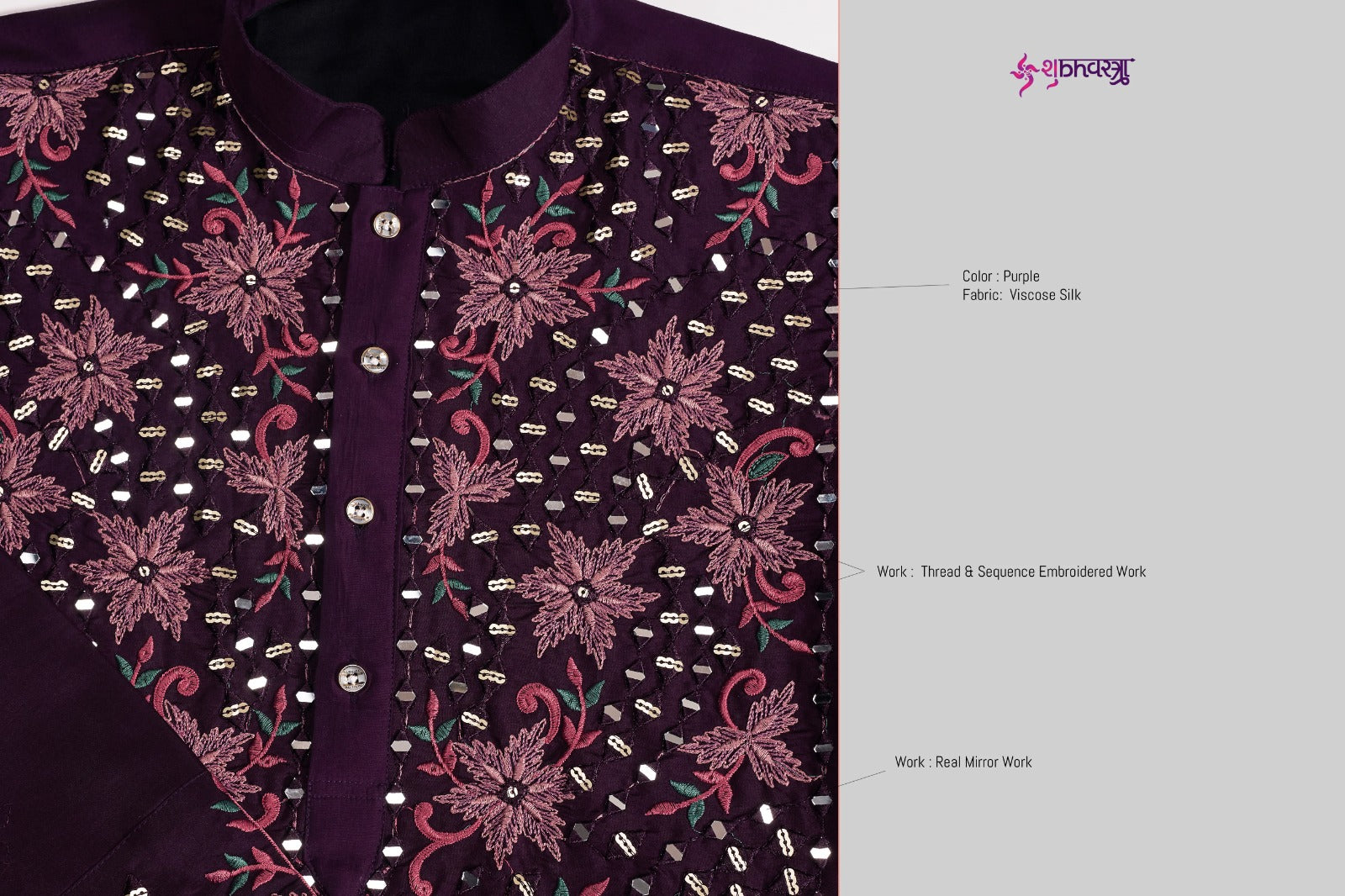 Vivaah Viraasat 2 Shubhvastra Viscose Silk Mens Kurta Wholesale Price