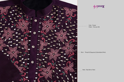 Vivaah Viraasat 2 Shubhvastra Viscose Silk Mens Kurta Wholesale Price