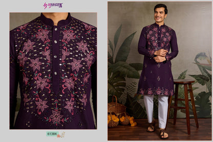 Vivaah Viraasat 2 Shubhvastra Viscose Silk Mens Kurta Wholesale Price