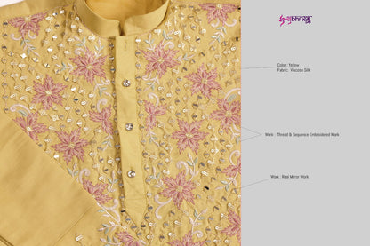 Vivaah Viraasat 2 Shubhvastra Viscose Silk Mens Kurta Wholesale Price