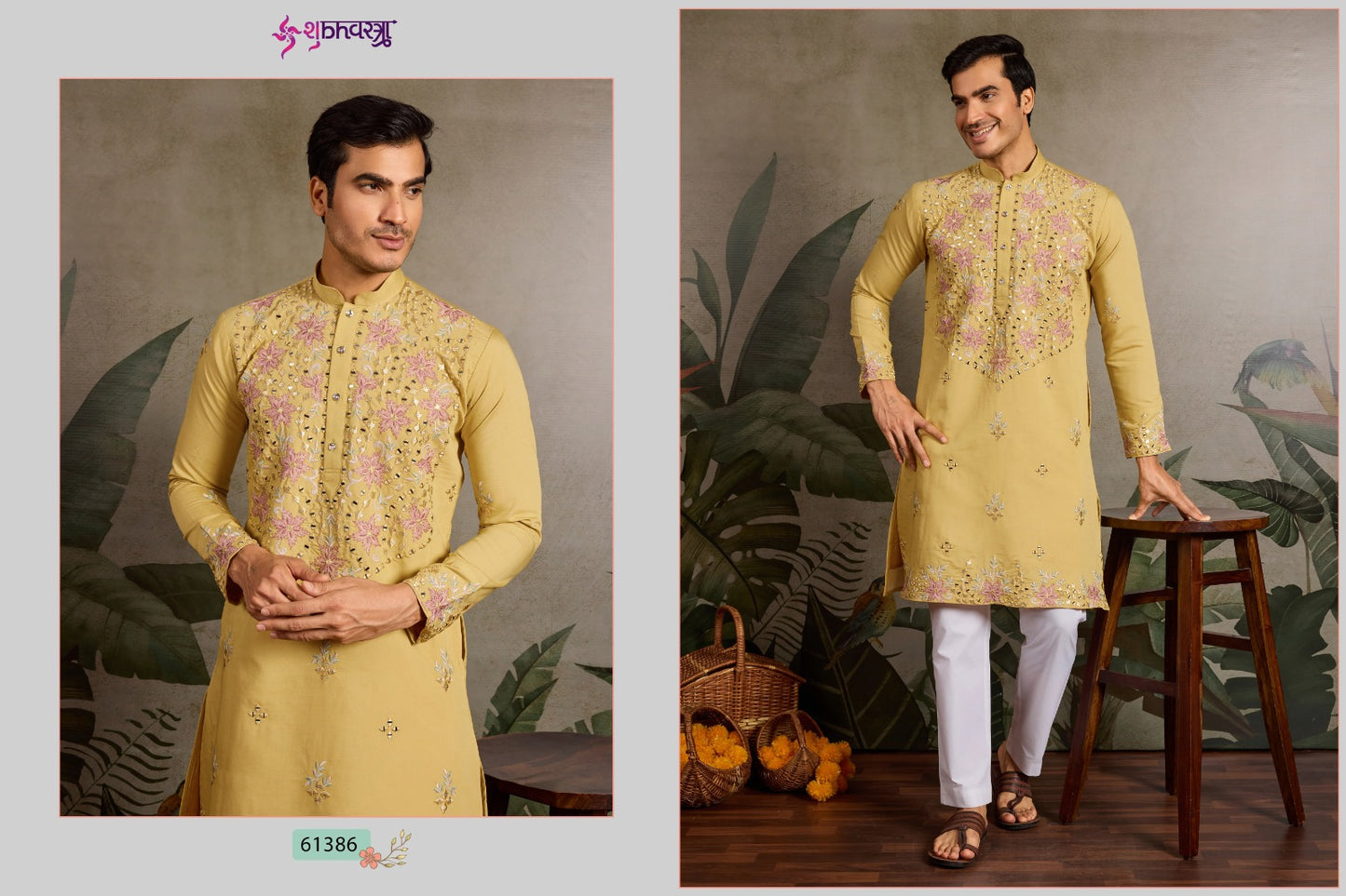 Vivaah Viraasat 2 Shubhvastra Viscose Silk Mens Kurta Wholesale Price