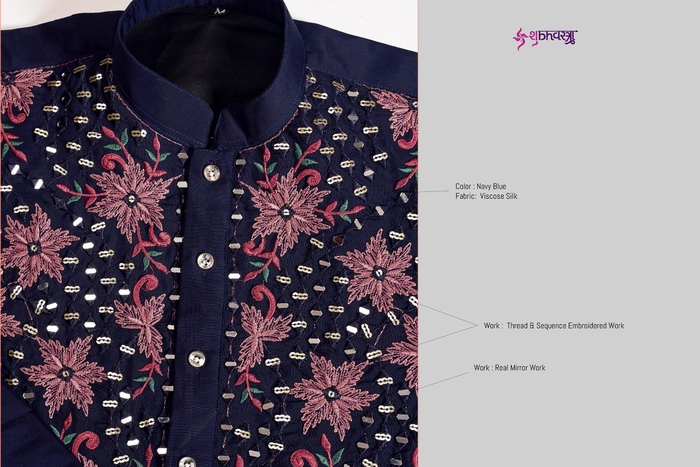 Vivaah Viraasat 2 Shubhvastra Viscose Silk Mens Kurta Wholesale Price