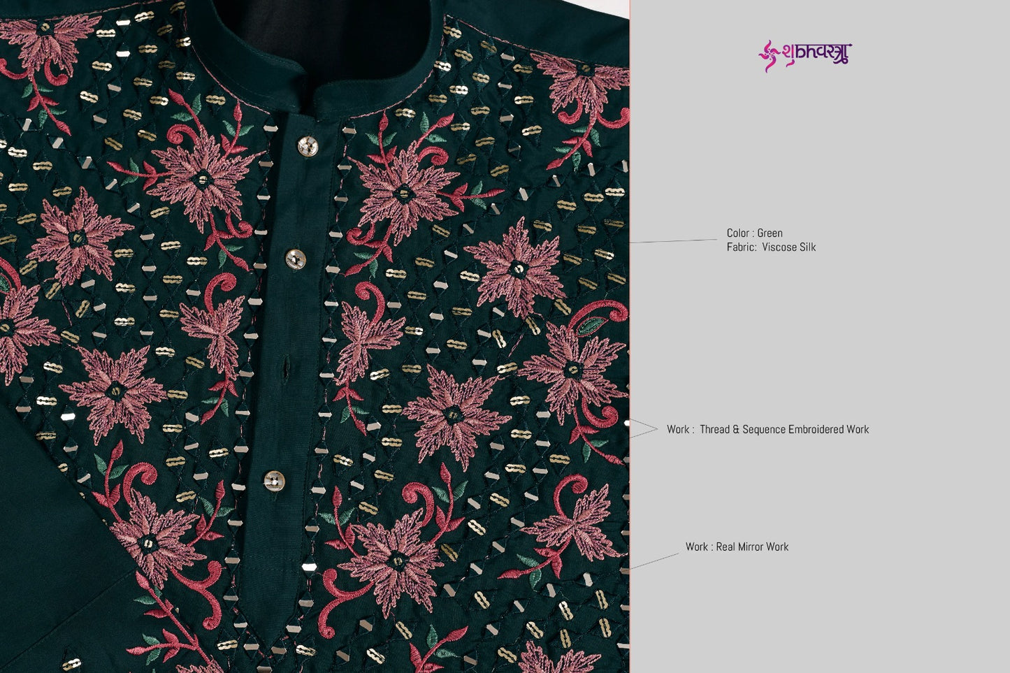 Vivaah Viraasat 2 Shubhvastra Viscose Silk Mens Kurta Wholesale Price