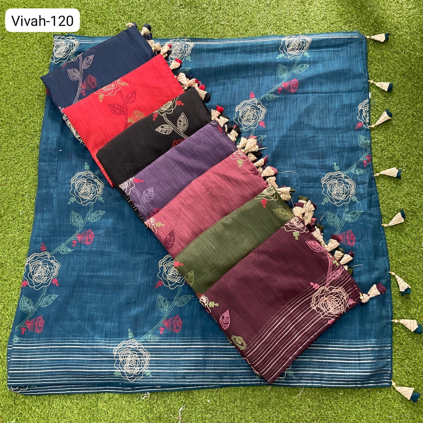 Vivah 120 Kalpveli Spun Cotton Sarees Manufacturer India