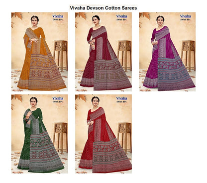 Vivaha Devson Cotton Sarees Exporter Gujarat