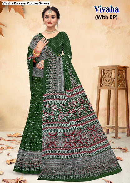 Vivaha Devson Cotton Sarees Exporter Gujarat