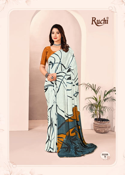 Vivanta Silk-28 Ruchi Silk Crepe Sarees