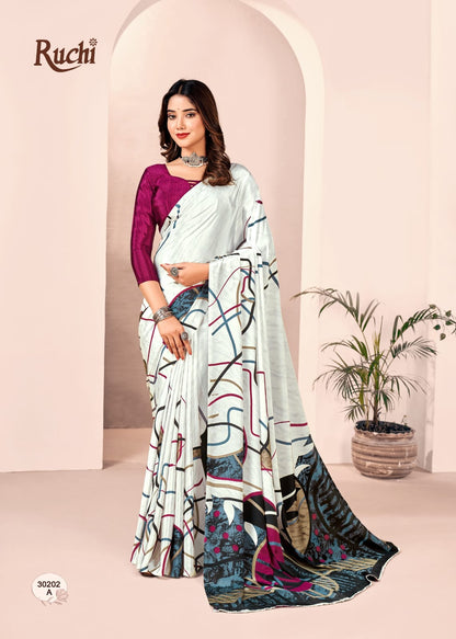 Vivanta Silk-28 Ruchi Silk Crepe Sarees