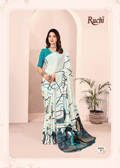 Vivanta Silk-28 Ruchi Silk Crepe Sarees