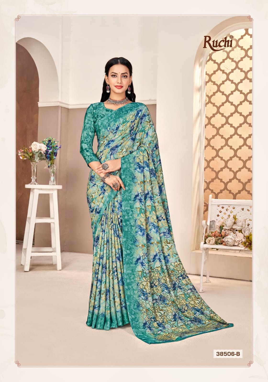 विवांता सिल्क 40 रुचि क्रेप साड़ी आपूर्तिकर्ता