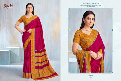 Vivanta Silk 42 Ruchi Crepe Sarees Exporter Gujarat
