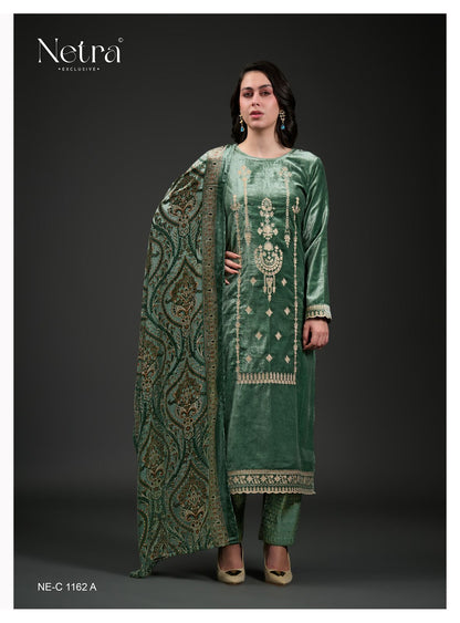 Vivara Netra Velvet Suits Wholesaler Gujarat