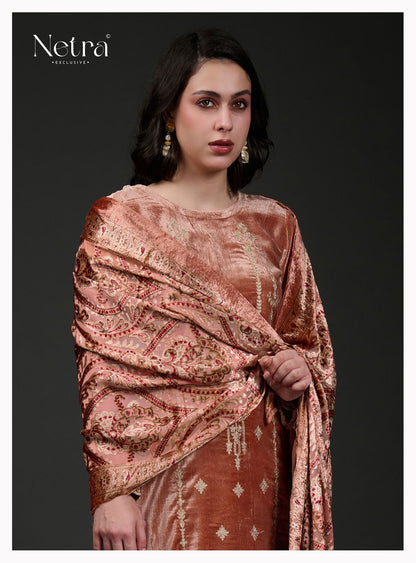 Vivara Netra Velvet Suits Wholesaler Gujarat