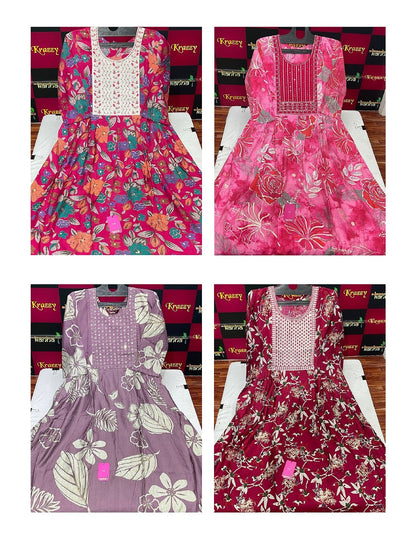 Vivo 300725 Kanha Vetican Kurti With Pocket Manufacturer India
