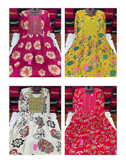 Vivo 300725 Kanha Vetican Kurti With Pocket Manufacturer India