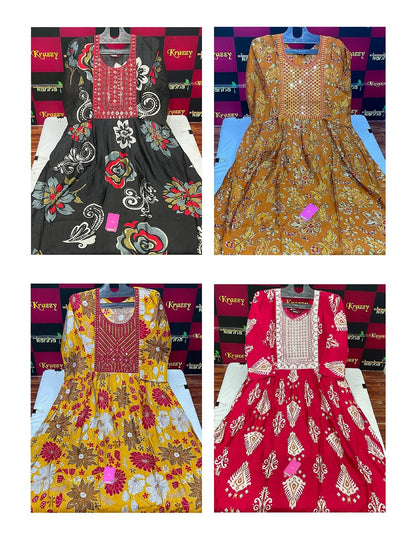 Vivo 300725 Kanha Vetican Kurti With Pocket Manufacturer India